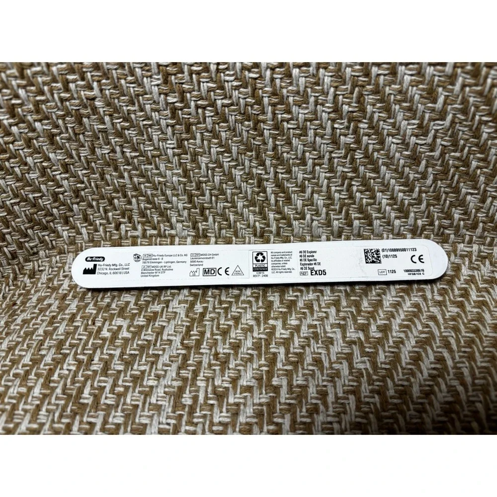 Hu-Friedy EXD5 #5 Double End Explorer Dental Instrument Stainless Steel New